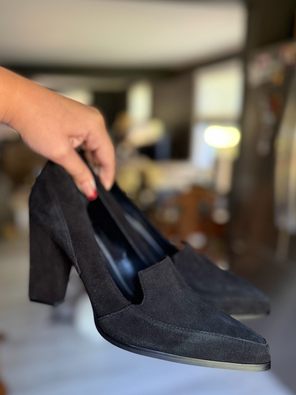 Charles David Suede Heel